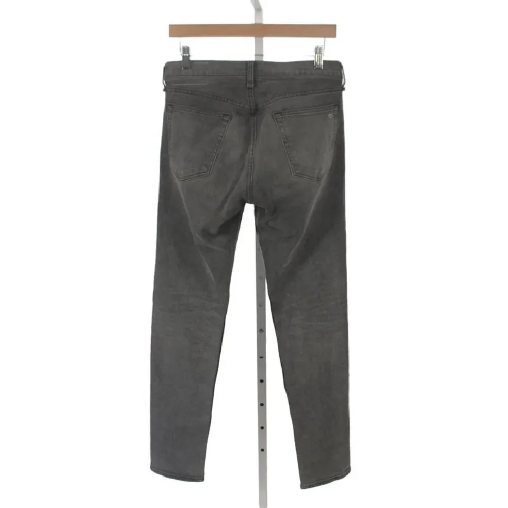 Rag & Bone Mens Slim Gray Jeans Cotton Mid Rise Button Size 28